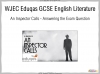 Eduqas GCSE English Literature Exam Preparation - An Inspector Calls Teaching Resources (slide 1/70)